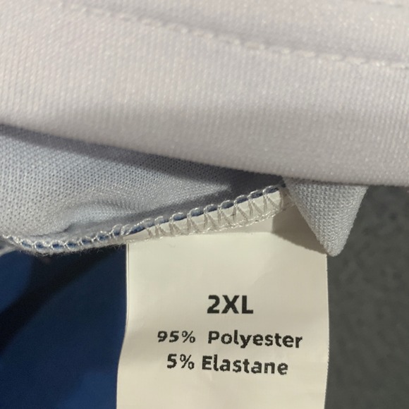 Women's 2X Oversized Colorblock LS T Shirt 98 Graphic Print Sporty Trendy - Picture 2 of 5